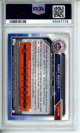2019 Bowman Chrome Ronny Mauricio Refractor Auto 386/499 PSA 10 NY Mets